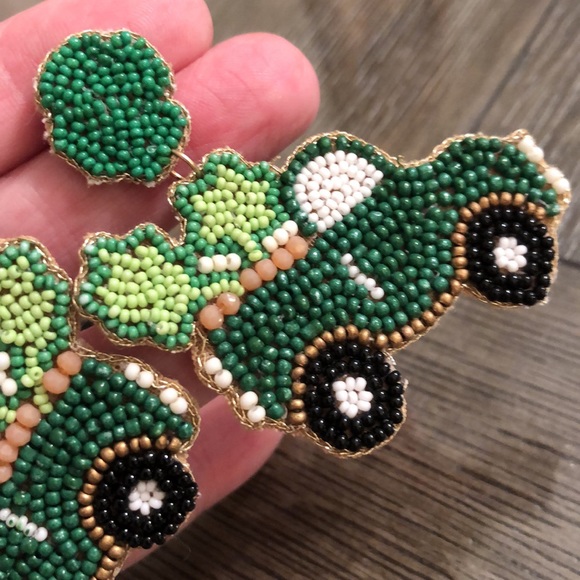 OBX Prep Shamrock Green Truck Earrings St. Patrick’s Day - Picture 9 of 12